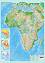 Природногеографска карта на Африка - M 1:8 000 000 - 