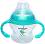 Бебешко шише за хранене с дръжки - Tiki 150 ml - Комплект със силиконов биберон размер 1 за бебета от 0+ месеца - 