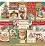 Хартии за скрапбукинг Stamperia - Коледни картички - 10 броя от колекцията Classic Christmas - 