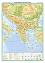 Стенна карта: Балкански полуостров - природногеографска карта - М 1:1 375 000 - 
