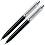 Химикалка и автоматичен молив Sheaffer Chrome & Black - От колекцията Sentinel - 