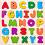Английската азбука - Дървен образователен комплект за сортиране - 