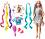 Барби - Цветна коса - Комплект кукла с аксесоари от серията "Barbie" - 
