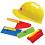 Детски строителни инструменти за пясък Bigjigs Toys - 