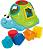 Плуващ сортер - Костенурка - Детска образователна играчка за баня от серията "ABC" - 