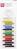 Стъклени мъниста KPC - Плътни цветове - 15 цвята с корда и закопчалки - 