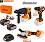������������ ���������, ������ ��������� � ���������� 18V Baukraft BK-AGCDRH3 - ������ BK-AG3, BK-CD3 � BK-BRH58 � �����, 2 ������� � ������� ���������� - 