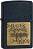 �������������� ������� Zippo Black Crackle Gold Zippo Logo - 