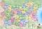 Двустранна настолна карта: Административна карта на България : Политическа карта на Европа - М 1:1 700 000 / M 1:22 000 000 - карта