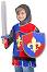 Парти костюм - Рицар - Комплект с меч и щит - 
