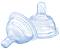 Биберони от силикон - NaturaLatch: Slow - Комплект от 2 броя за бебешки шишета "Nurser" - 