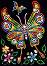 Направи сама картина с пайети - Пеперудата Амбър - Творчески комплект - 