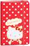 Джобно тефтерче Moleskine Hello Kitty Red - 9 x 14 cm, с бели листа - 