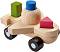 Самолетче - Детска дървена играчка за сортиране - 