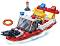 Детски конструктор BanBao - Пожарникарска спасителна лодка - От серията Fire - играчка