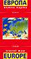     : Travel Map of Europe -  1:3 000 000 - 