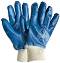 Работни ръкавици с нитрилно покритие Decorex Bluemax - 12 чифта с размер 10 (25 cm) - 