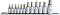  1/4", 3/8"  1/2"   Torx Premium CR-V - 12    T10 - T60 - 