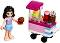 LEGO: Friends - Ема с количка за кексчета - Детски конструктор - 