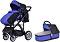 Бебешка количка 2 в 1 Zooper Flamenco - С кош за новородено, лятна седалка, чанта и аксесоари - 