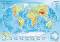 Физическа карта на света - Пъзел от 1000 части от колекцията "Premium quality" - 