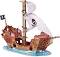 Пиратски кораб за игра Papo - Комплект за игра от серията "Пирати" - 