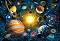 Слънчева система - Пъзел от 2000 части на Ейдриан Честърман - 