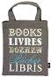 Текстилна чанта за книги - Books Livres - 