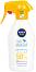 Nivea Sun Kids Sensitive Protect & Care Spray - SPF 50+ - Детски слънцезащитен спрей с помпа от серията Sun - 