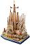 Саграда Фамилия, Испания - 3D картонен пъзел от 184 части от колекцията National Geografic Kids - 