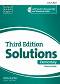 Solutions - Elementary: Книга за учителя по английски език + CD : Third Edition - Christina de la Mare, Tim Falla, Paul A. Davies - 