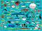 Живот в океана - Пъзел от 1000 части от колекцията Mudpuppy - 