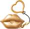 Ключодържател звучна целувка WowWee - Gold Kiss - От серията "S.W.A.K." - 