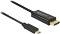  USB-C male  DisplayPort male DeLock - 2 m - 