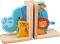 Стойки за книги Bigjigs Toys - Джунгла - Аксесоар за детска стая от серията Tidlo - 