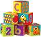 Меки кубчета - 123 - Комплект от 6 броя играчки за баня - играчка