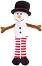 Плюшена играчка снежен човек Keel Toys - От серията Christmas - 