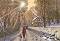 Зимна разходка - Пъзел от 2000 части на Ричард Харпъм - 