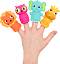 Кукли за пръстче - Диви животни - Комплект от 4 играчка за куклен театър от серията "Land of B" - 