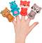 Кукли за пръстче - Диви животни - Комплект от 4 играчки за куклен театър от серията "Land of B" - 