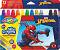 Гел-стик пастели Colorino Kids - 12 цвята на тема Спайдърмен - 
