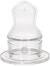 Ортодонтичен биберон от силикон за стандартни шишета - Regular Flow - С размер 2 за бебета от 6 до 18 месеца - 