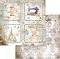 Хартия за скрапбукинг Stamperia - Шивашко ателие: квадратни етикети - 30.5 x 30.5 cm от колекцията Passion - 