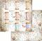 Хартия за скрапбукинг Stamperia - Шивашки макари - 30.5 x 30.5 cm от колекцията Passion - 