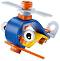Детски конструктор - Хеликоптер - Комплект от 14 елемента от серията "Build and Play" - 