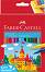 Флумастери Faber-Castell - Замък - 12, 24 или 50 цвята - 