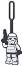 Етикет за багаж - Stormtrooper - Детски аксесоар от серията "LEGO: Star Wars" - 