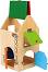 Къща с ключалки - Дървена образователна играчка от серията "Play and Learn" - играчка