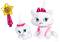 Плюшени играчки Shimmer Stars - Мама и бебе коте - С бляскави аксесоари - играчка