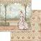 Хартия за скрапбукинг Stamperia - Принцеса - 30.5 x 30.5 cm от колекцията Sleeping Beauty - 